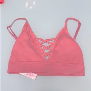 Xs seamless weekender bralette Vs pink nwot